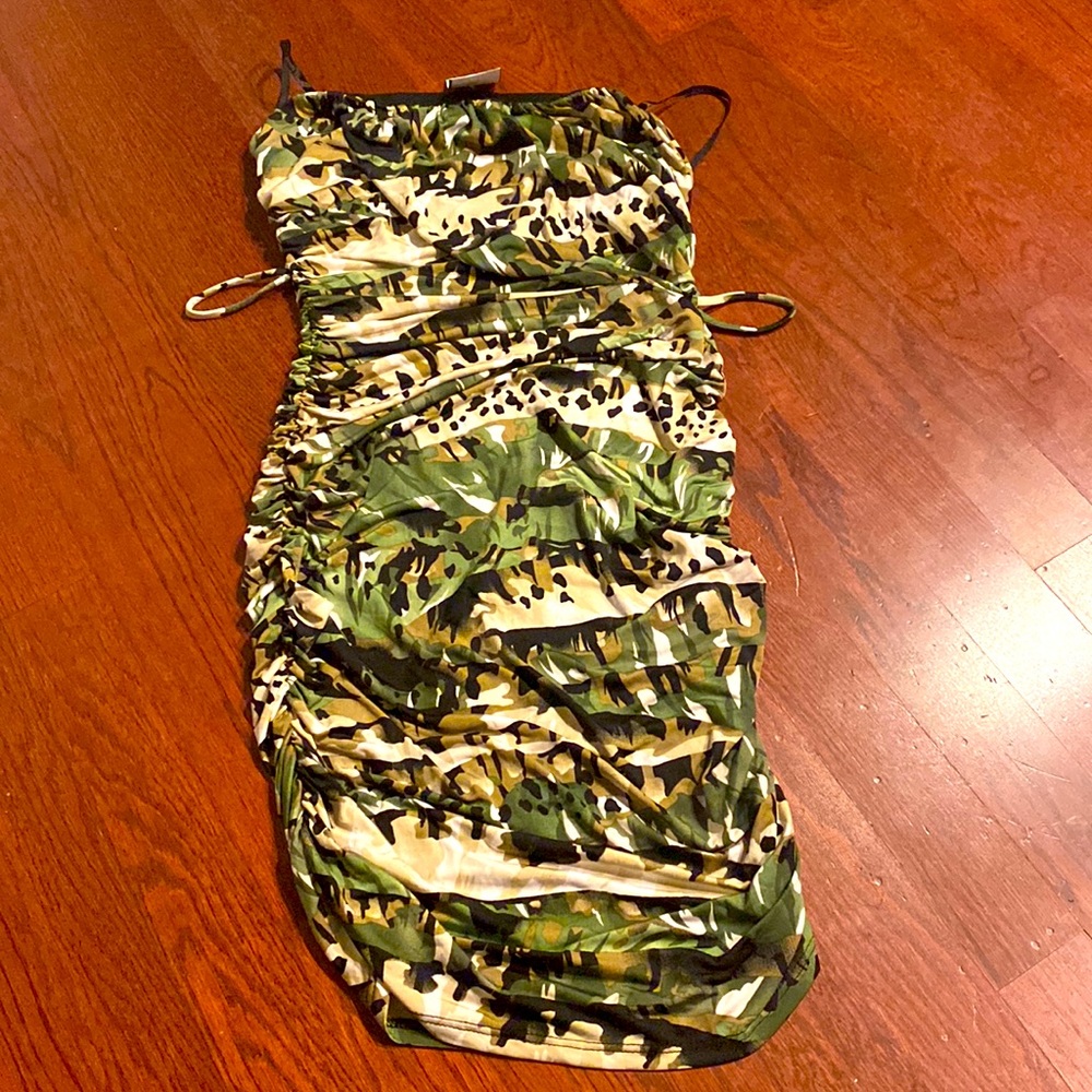 Tropical Summer Body Con Dress